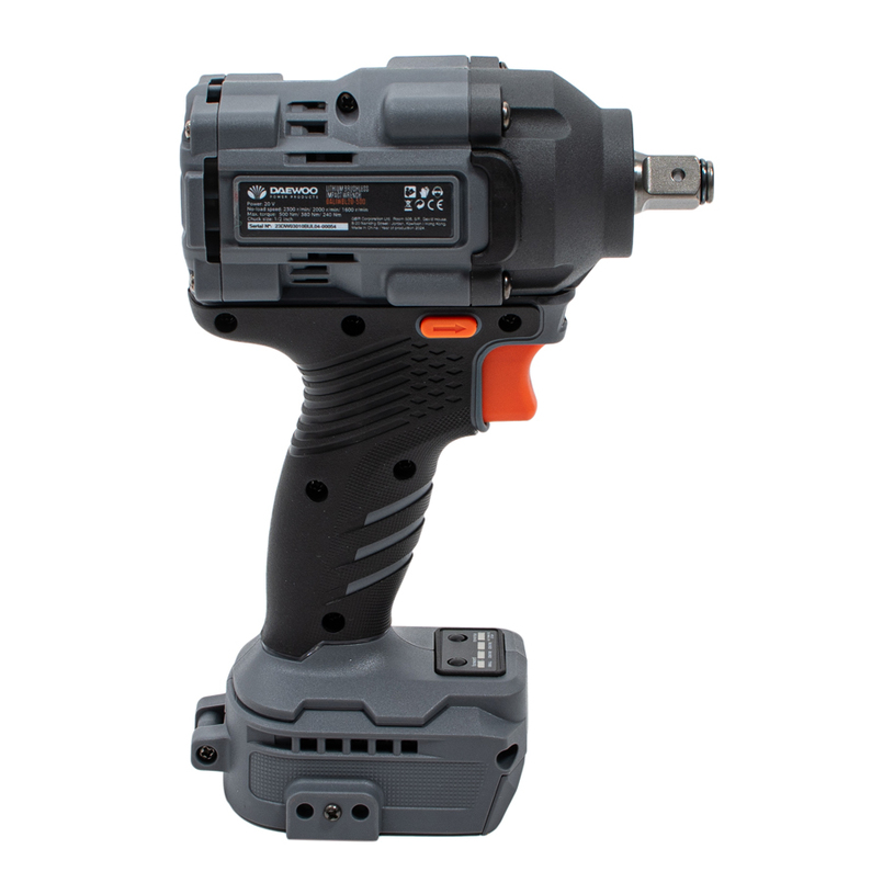 DAEWOO АКУМ.БЕЗЧ.ГАЙКОВЕРТ 500NM 20VSOLO DAEWOO АКУМ.БЕЗЧ.ГАЙКОВЕРТ 500NM 20VSOLO