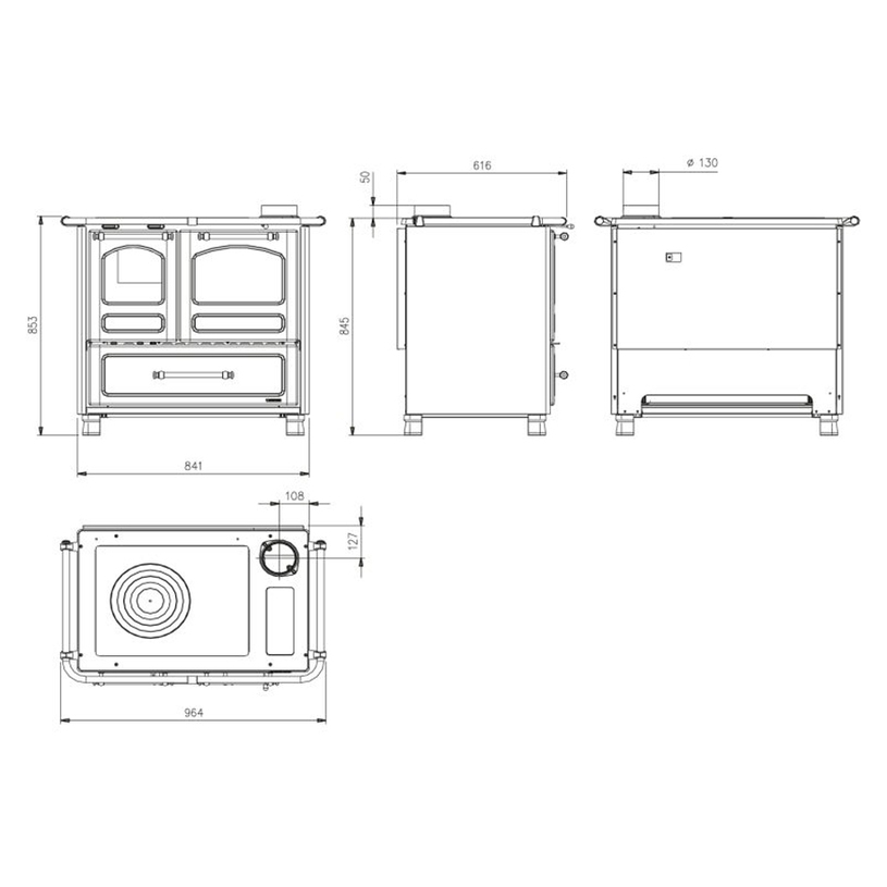 ПЕЧКА НА ДЪРВА FAMILY 4.5 - CAPP 7.5kW ПЕЧКА НА ДЪРВА FAMILY 4.5 - CAPP 7.5kW