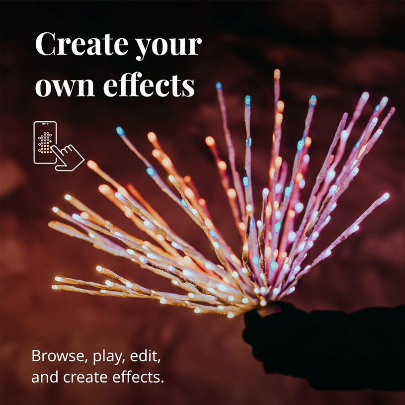 TWINKLY СВ.ТОПКА 80CM 200LED RGB BT+WIFI TWINKLY СВ.ТОПКА 80CM 200LED RGB BT+WIFI