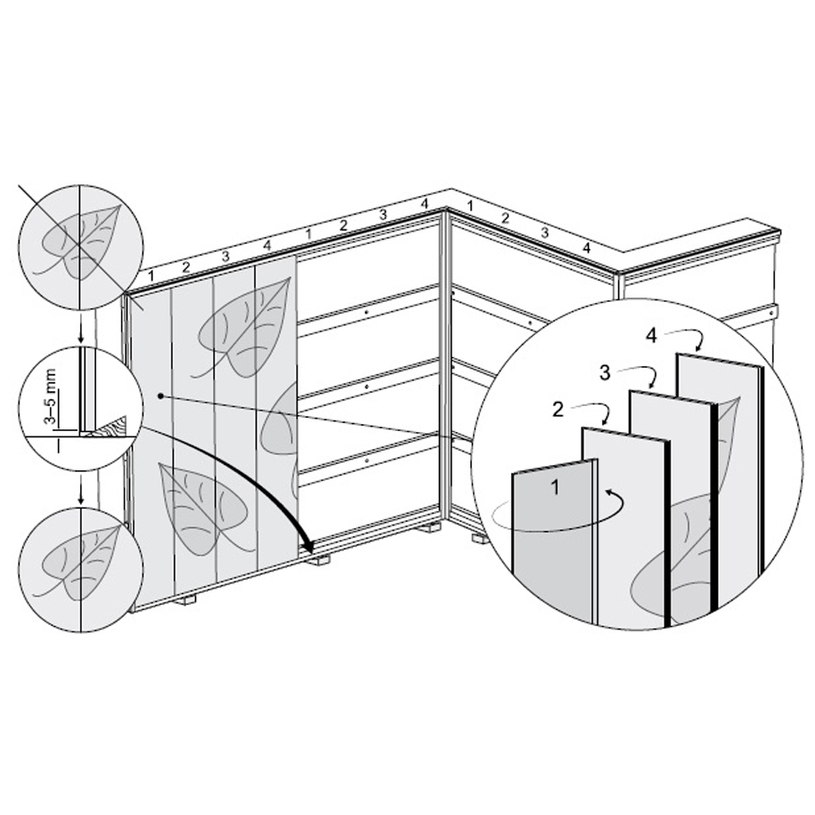 PVC ЛАМПЕРИЯ VILO BROWN MARBLE 2.65 M2 PVC ЛАМПЕРИЯ VILO BROWN MARBLE 2.65 M2
