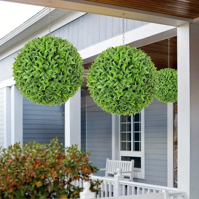 ДЕКОРАТИВНА ТОПКА ИЗКУСТВ ОЗЕЛЕН ф28cm ДЕКОРАТИВНА ТОПКА ИЗКУСТВ ОЗЕЛЕН ф28cm