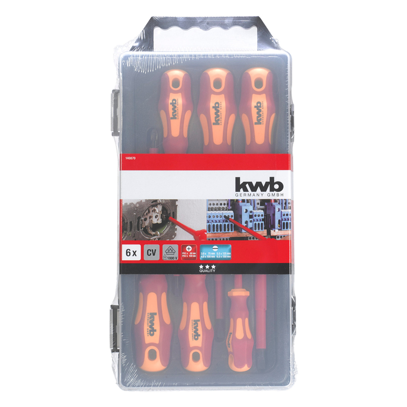 KWB К-KТ ВИСОКОВ.ОТВЕРТКИ VDE 1000V 6БР KWB К-KТ ВИСОКОВ.ОТВЕРТКИ VDE 1000V 6БР
