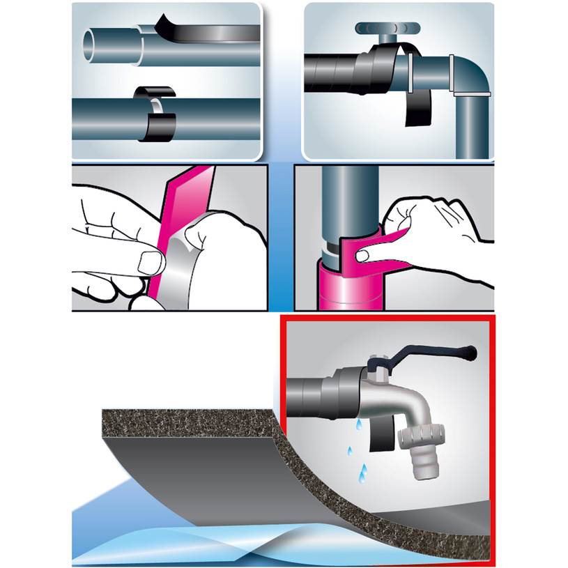 ЛЕНТА ЗА ИЗОЛАЦИЯ НА ТРЪБИ10м15мм5мм ЛЕНТА ЗА ИЗОЛАЦИЯ НА ТРЪБИ10м15мм5мм