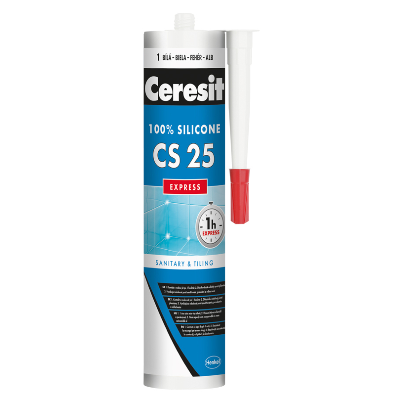 CERESIT CS 25 EXP САН. СИЛ. БЯЛ 280МЛ CERESIT CS 25 EXP САН. СИЛ. БЯЛ 280МЛ