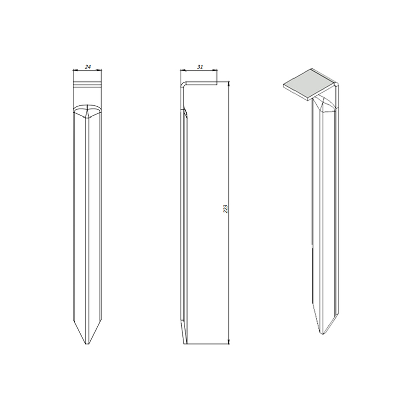 УНИВ. ПОЦИНК. ФИКСАТОР 5БР TERRA 223мм УНИВ. ПОЦИНК. ФИКСАТОР 5БР TERRA 223мм