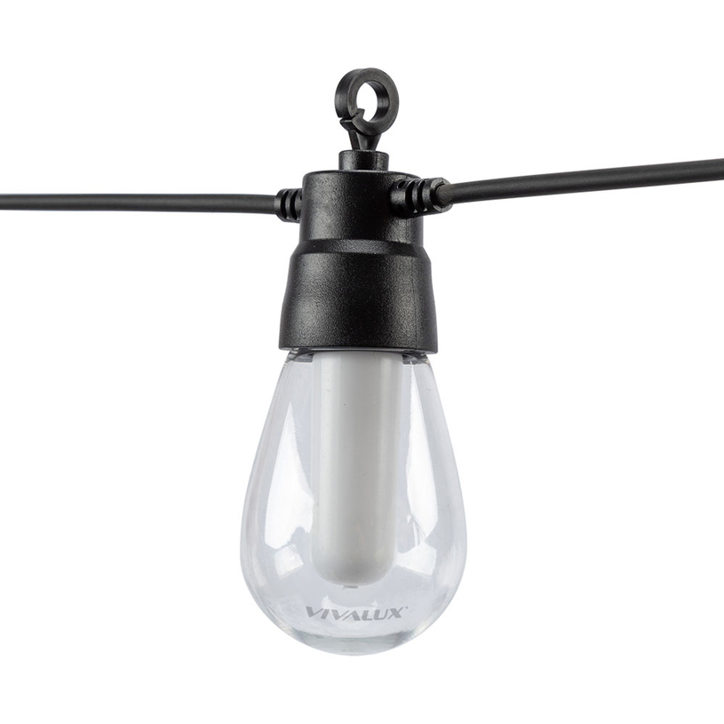СОЛАРНА LED ВЕРИГА С 10 ЛАМПИ RGBW IP44 СОЛАРНА LED ВЕРИГА С 10 ЛАМПИ RGBW IP44