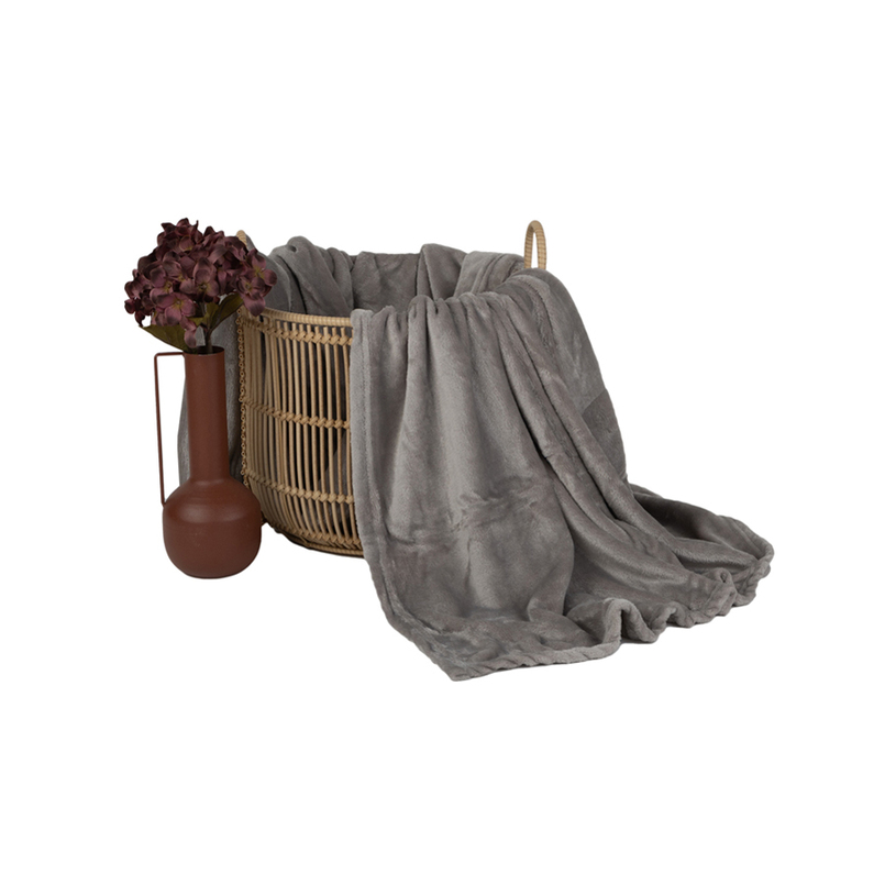 ОДЕЯЛО SILK TOUCH 130X170 СМ СИВО ОДЕЯЛО SILK TOUCH 130X170 СМ СИВО