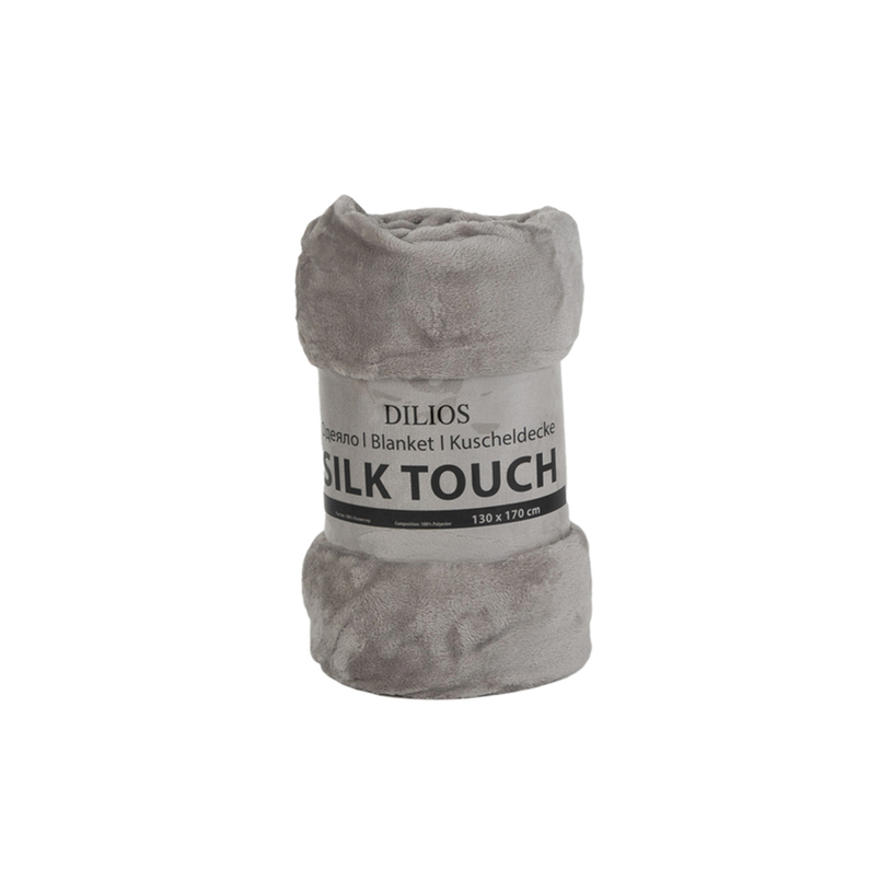 ОДЕЯЛО SILK TOUCH 130X170 СМ СИВО ОДЕЯЛО SILK TOUCH 130X170 СМ СИВО