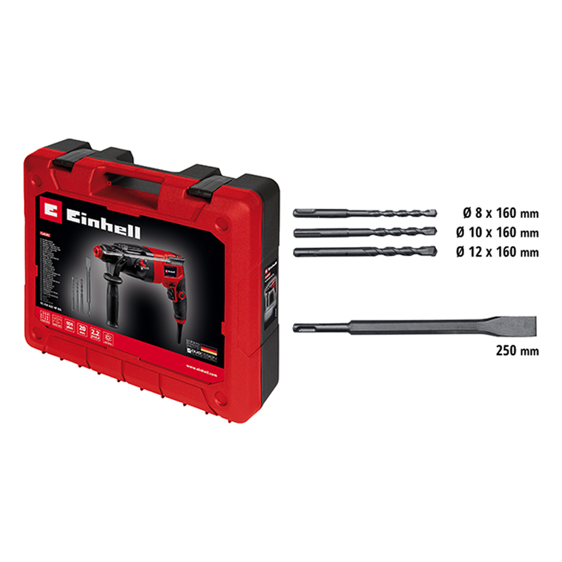 EINHELL ПЕРФОРАТОР TC-RH 620 4F KIT EINHELL ПЕРФОРАТОР TC-RH 620 4F KIT
