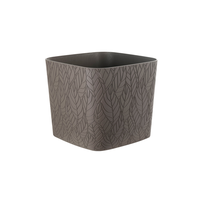 #КАШПА LEAF QUADRO 30 ТЪМНО БЕЖОВ #КАШПА LEAF QUADRO 30 ТЪМНО БЕЖОВ