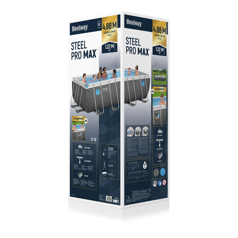 БАСЕЙН 488X244X122 ФИЛ BESTW STEEL 2@ БАСЕЙН 488X244X122 ФИЛ BESTW STEEL 2@