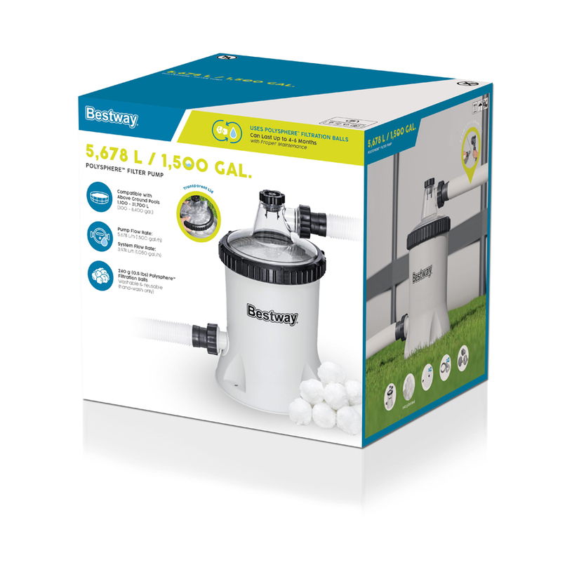 ФИЛТЪР ПОМПА ЗА БАСЕЙН 5678л BESTW 58870 ФИЛТЪР ПОМПА ЗА БАСЕЙН 5678л BESTW 58870