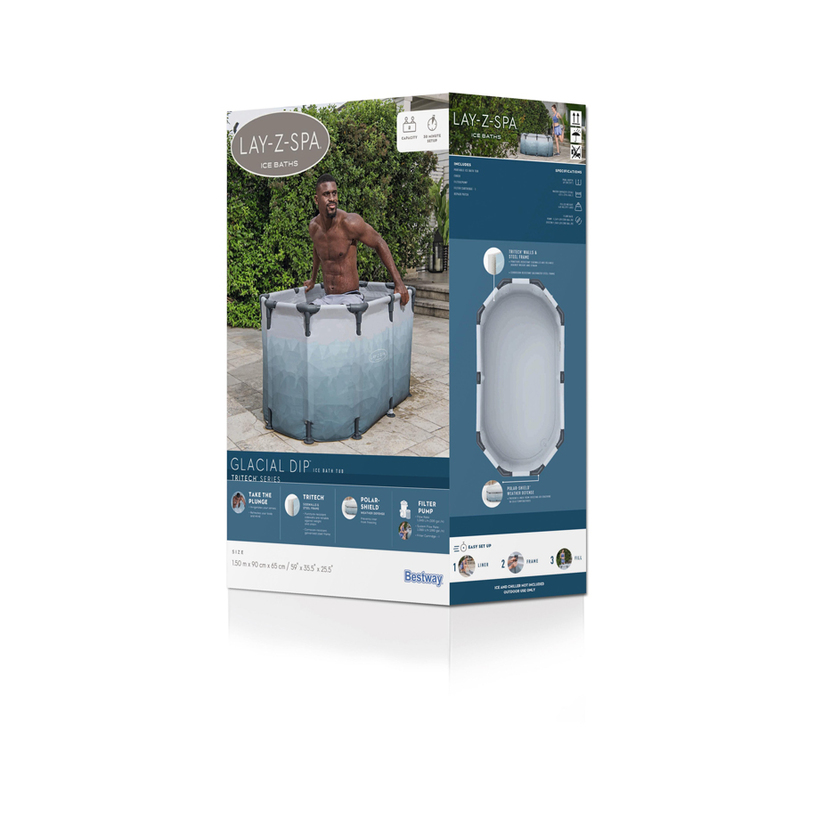 Студена вана 150x90x65cm 431L 6002N Студена вана 150x90x65cm 431L 6002N