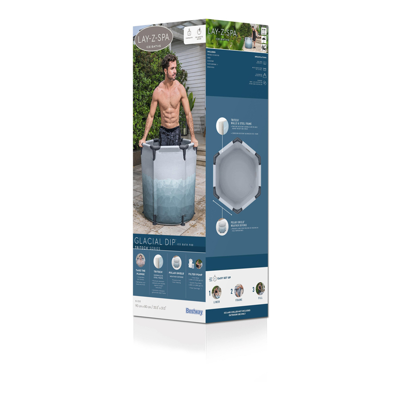 Студена вана 90X80cm 253L 6002K Студена вана 90X80cm 253L 6002K