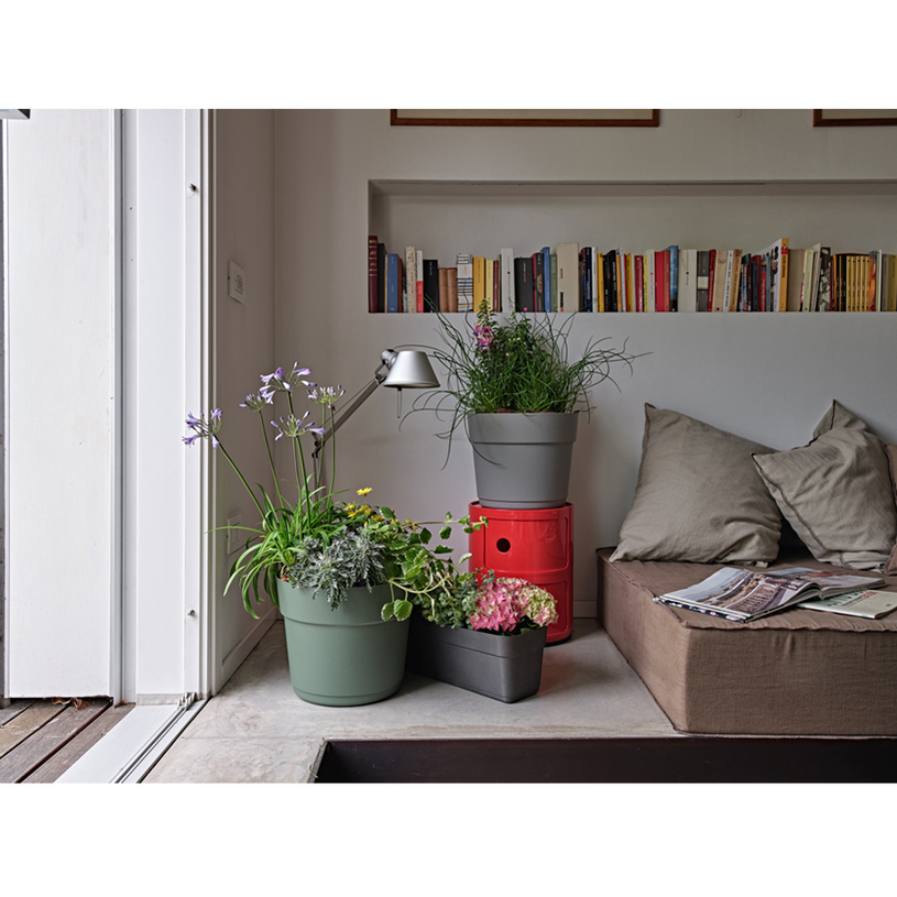 ПЛАСТМАСОВА САКСИЯ BLOOM 24 FOG GRAY ПЛАСТМАСОВА САКСИЯ BLOOM 24 FOG GRAY