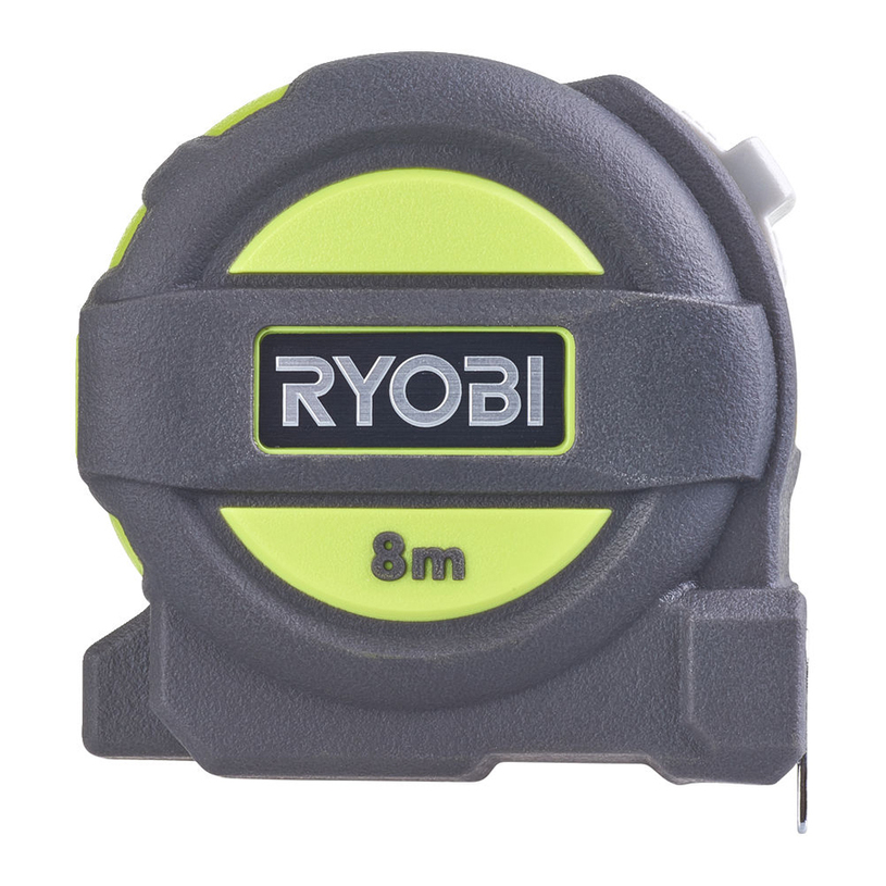 RYOBI РОЛЕТКА 8М X 25ММ RTM8M RYOBI РОЛЕТКА 8М X 25ММ RTM8M
