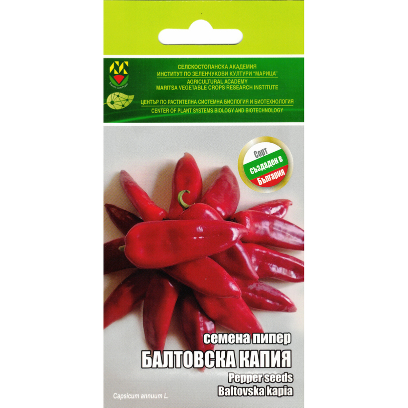 *ПИПЕР БАЛТОВСКА КАПИЯ СЕМЕНА ЗА ЗЕЛЕНЧУ *ПИПЕР БАЛТОВСКА КАПИЯ СЕМЕНА ЗА ЗЕЛЕНЧУ