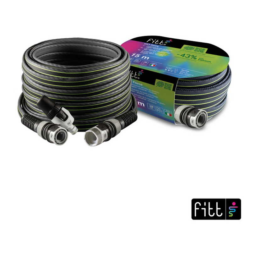 Градински маркуч FORCE GREY/LIME 1/2" 20 Градински маркуч FORCE GREY/LIME 1/2" 20