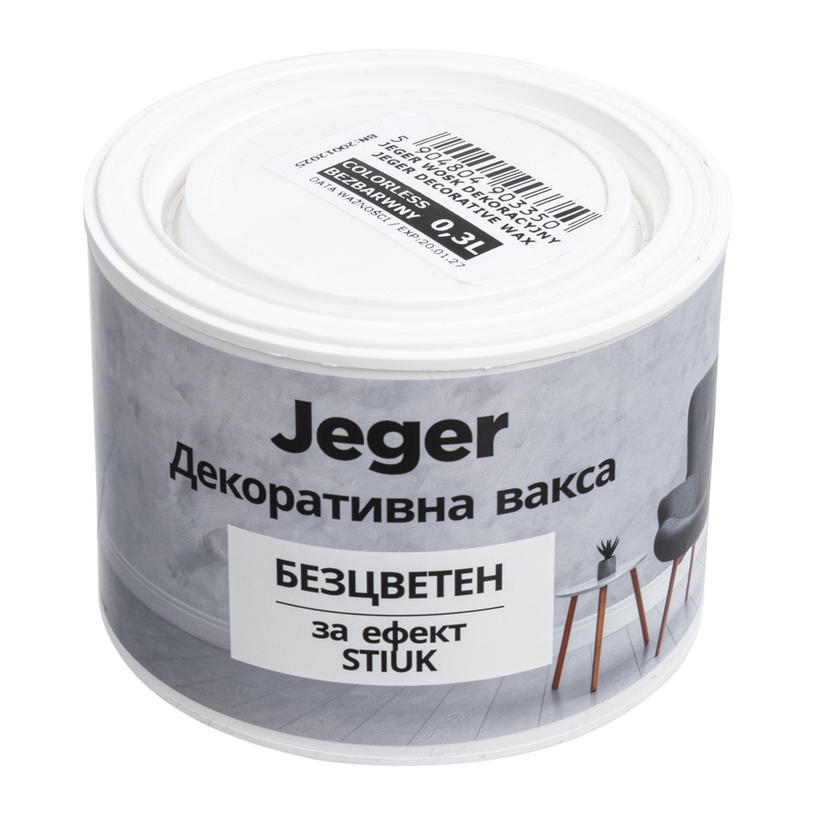 JEGER ВАКСА БЕЗЦВЕТНА 0.3 L JEGER ВАКСА БЕЗЦВЕТНА 0.3 L