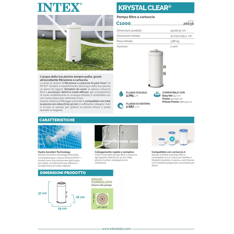 ФИЛТЪР ПОМПА C1000/26638 ФИЛТЪР ПОМПА C1000/26638