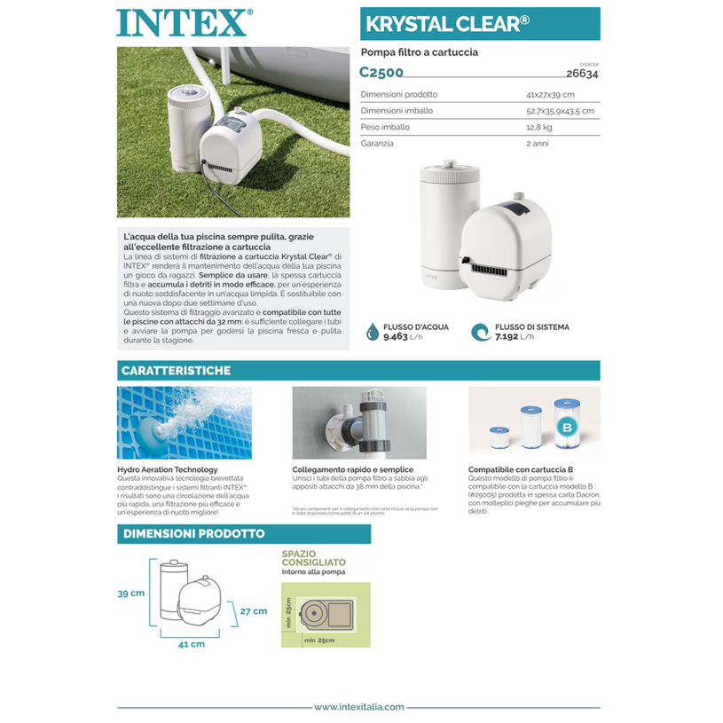 ФИЛТЪР ПОМПА C2500/26634 ФИЛТЪР ПОМПА C2500/26634