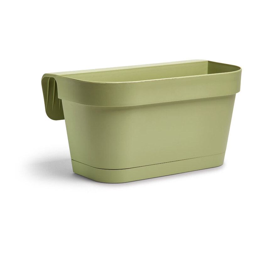 ПЛАСТМАСОВА САКСИЯ B-SMART 46X16CM ЗЕЛЕН ПЛАСТМАСОВА САКСИЯ B-SMART 46X16CM ЗЕЛЕН