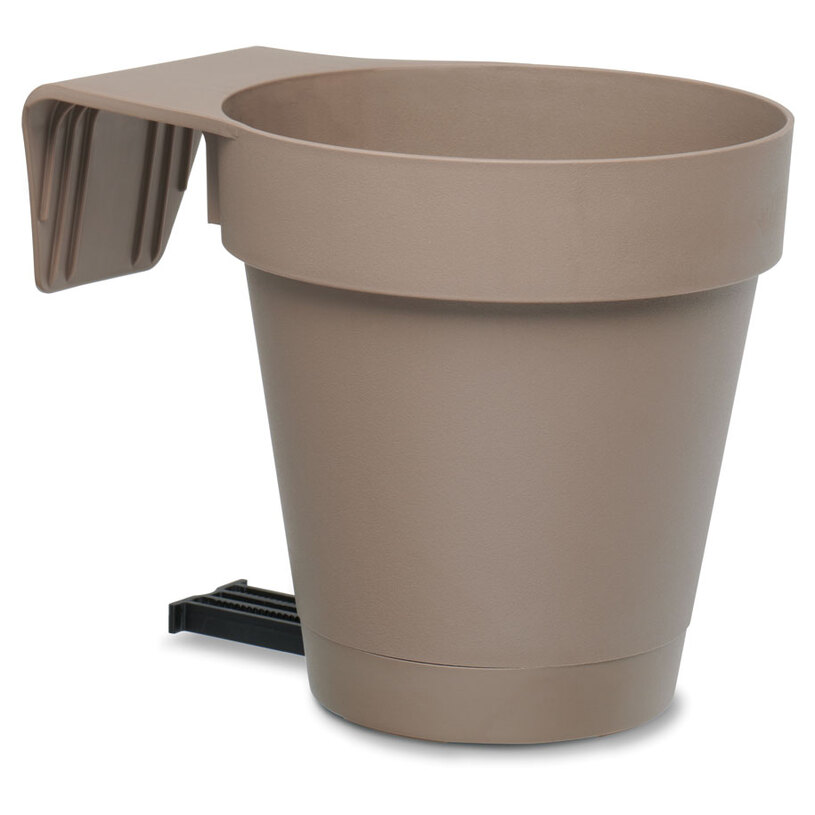 ПЛАСТМАСОВА САКСИЯ B-SMART 20x20CM ТАУПЕ ПЛАСТМАСОВА САКСИЯ B-SMART 20x20CM ТАУПЕ