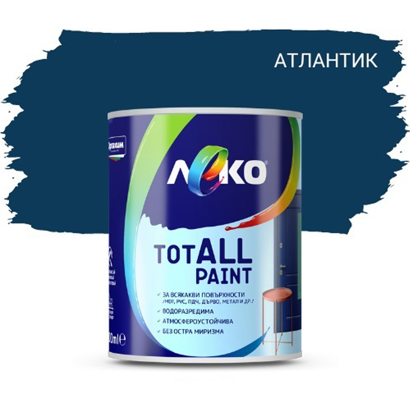 LEKO TOTALL PAINT АТЛАНТИК 0.600 L LEKO TOTALL PAINT АТЛАНТИК 0.600 L