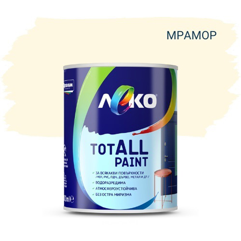 LEKO TOTALL PAINT МРАМОР 0.600 L LEKO TOTALL PAINT МРАМОР 0.600 L