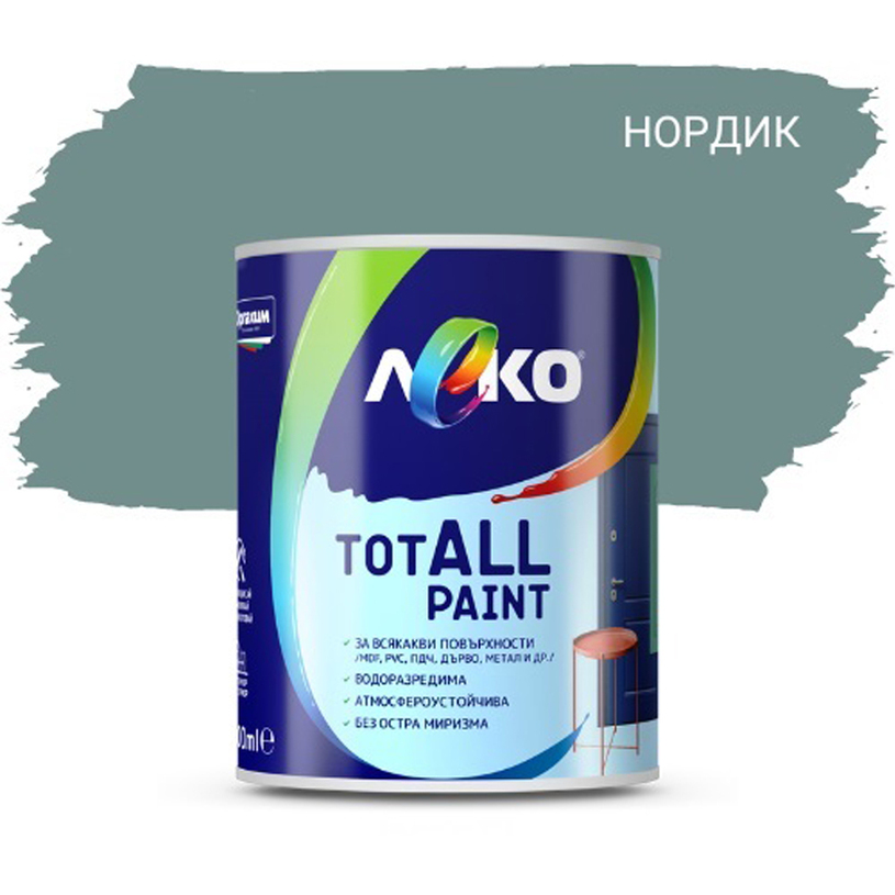 LEKO TOTALL PAINT НОРДИК 0.600 L LEKO TOTALL PAINT НОРДИК 0.600 L