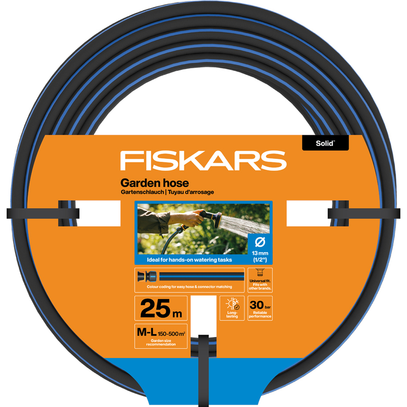 Маркуч Fiskars Solid 20m 1/2 13mm 25m Маркуч Fiskars Solid 20m 1/2 13mm 25m