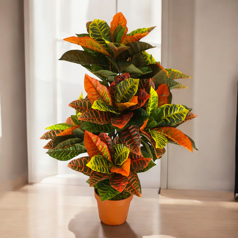 Изкуствено растение Кротон 95cm Изкуствено растение Кротон 95cm
