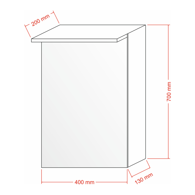 ШКАФ С ОГЛЕДАЛО ВАНЕСА 40 ШКАФ С ОГЛЕДАЛО ВАНЕСА 40