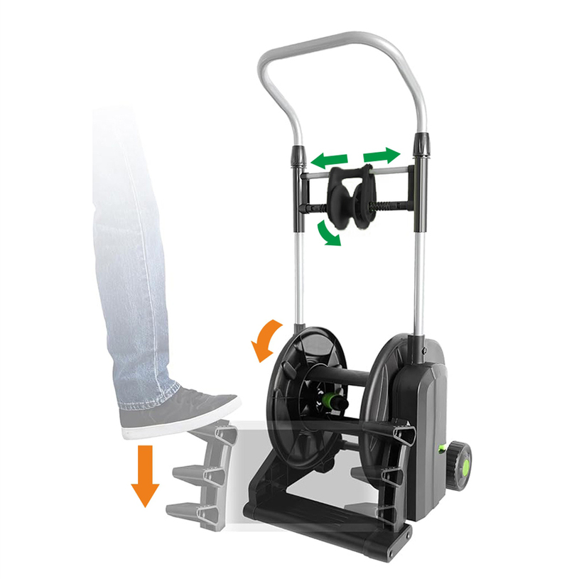 МАКАРА ЗА МАРКУЧ 1/2" 25M С ПЕДАЛ MG40 МАКАРА ЗА МАРКУЧ 1/2" 25M С ПЕДАЛ MG40