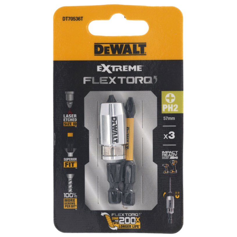DEWALT КОМПЛЕКТ БИТОВЕ С МАГН.ДЪРЖАЧ PH2 DEWALT КОМПЛЕКТ БИТОВЕ С МАГН.ДЪРЖАЧ PH2