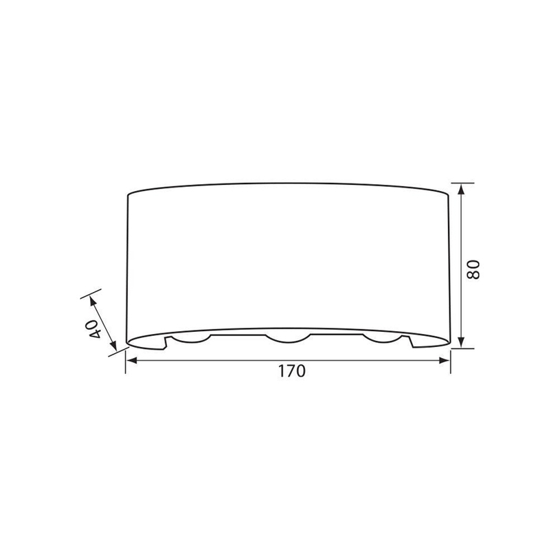 LED ФАСАДНО ТЯЛО 6W IP65 ARUBA VIVA LED ФАСАДНО ТЯЛО 6W IP65 ARUBA VIVA