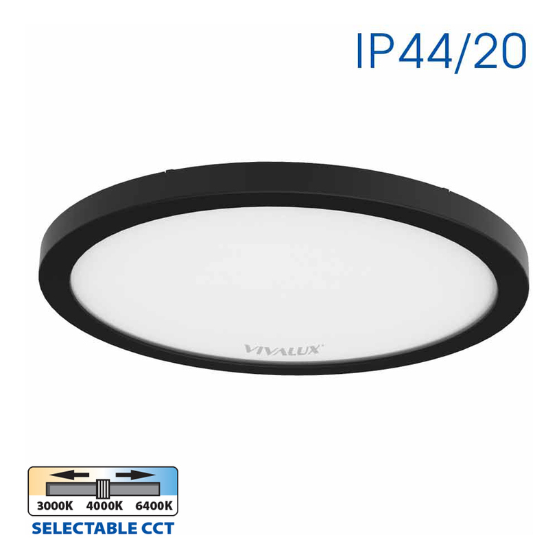 LED ПЛАФОН 24W 3-6K 30CM NEBULA VIVA LED ПЛАФОН 24W 3-6K 30CM NEBULA VIVA