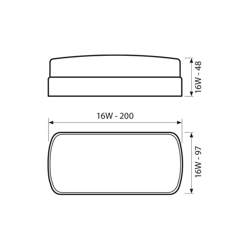 LED ПЛАФОН 16W 4K IP54 BALI/O LED VIVA LED ПЛАФОН 16W 4K IP54 BALI/O LED VIVA
