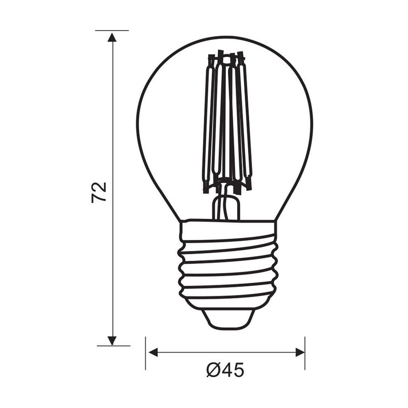 LED КРУШКА E27 7W 4000K 960LM FIL VIVA LED КРУШКА E27 7W 4000K 960LM FIL VIVA