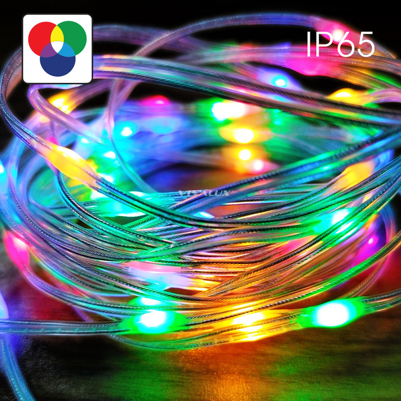 LED ВЕРИГА RGB IP65 5V USB VIVA LED ВЕРИГА RGB IP65 5V USB VIVA