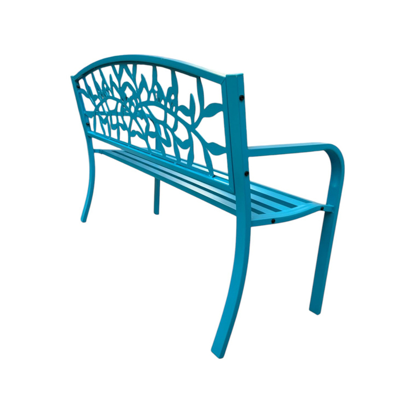 Градинска стоманена пейка 127х54х85cm Градинска стоманена пейка 127х54х85cm