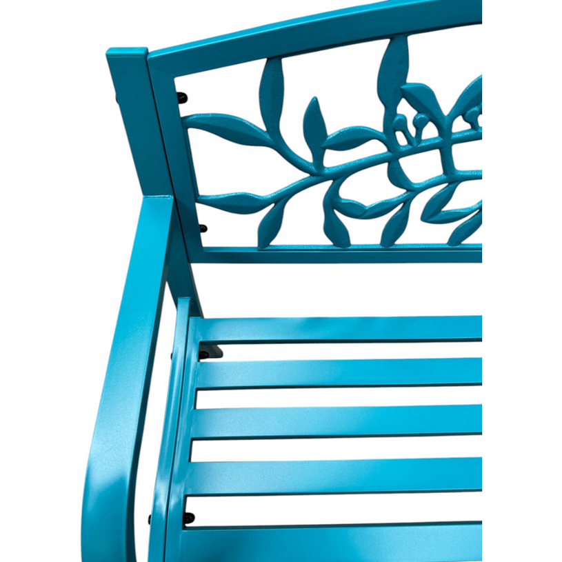 Градинска стоманена пейка 127х54х85cm Градинска стоманена пейка 127х54х85cm