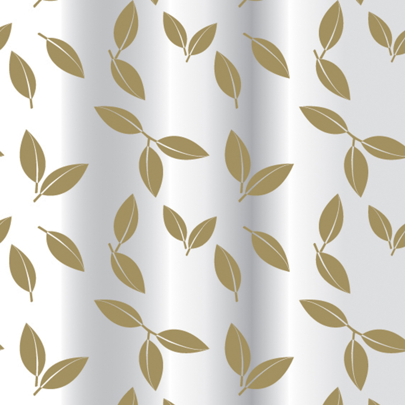 PEVA ЗАВЕСА ЗА БАНЯ ЗЛ. ЛИСТА+12 КУКИ PEVA ЗАВЕСА ЗА БАНЯ ЗЛ. ЛИСТА+12 КУКИ