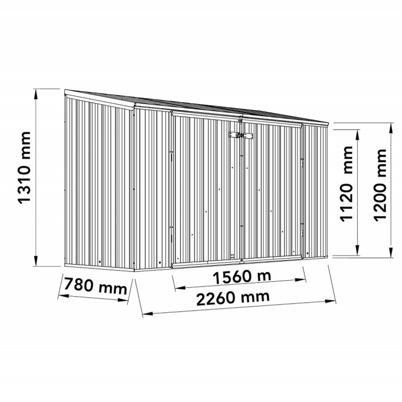 #НАВЕС ЗА 2 ВЕЛОСИПЕДА FRASER 1.7m2 #НАВЕС ЗА 2 ВЕЛОСИПЕДА FRASER 1.7m2