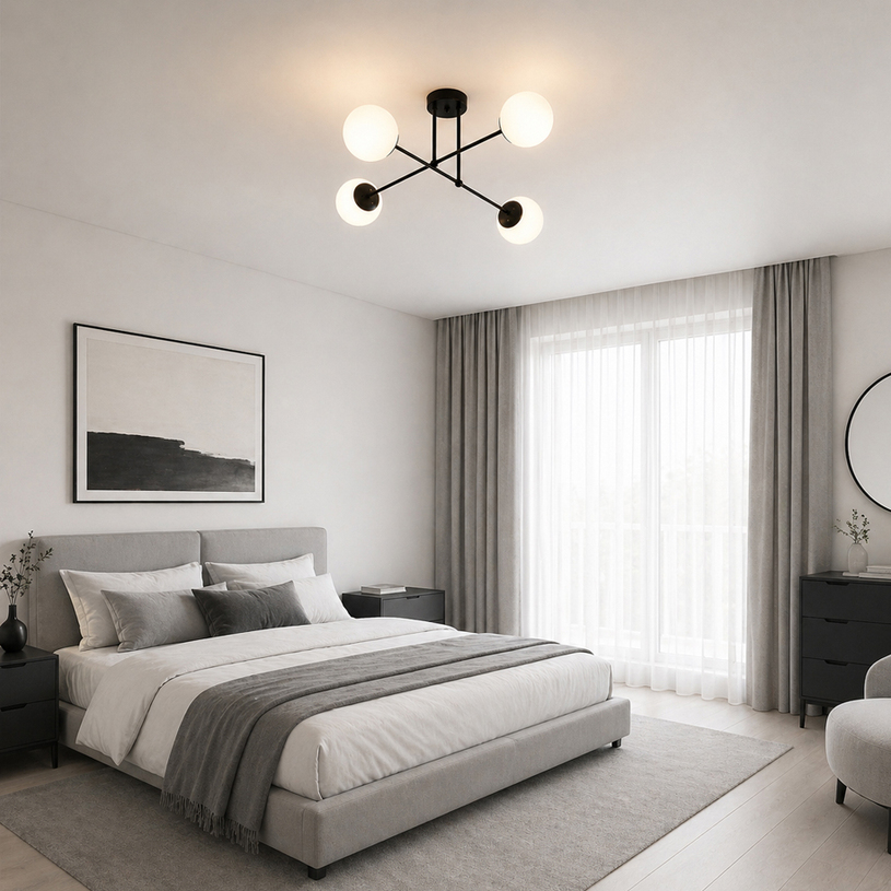 ПЛАФОН 4XE27 ГАРДА ЧЕРЕН LIGHTSTYLE ПЛАФОН 4XE27 ГАРДА ЧЕРЕН LIGHTSTYLE
