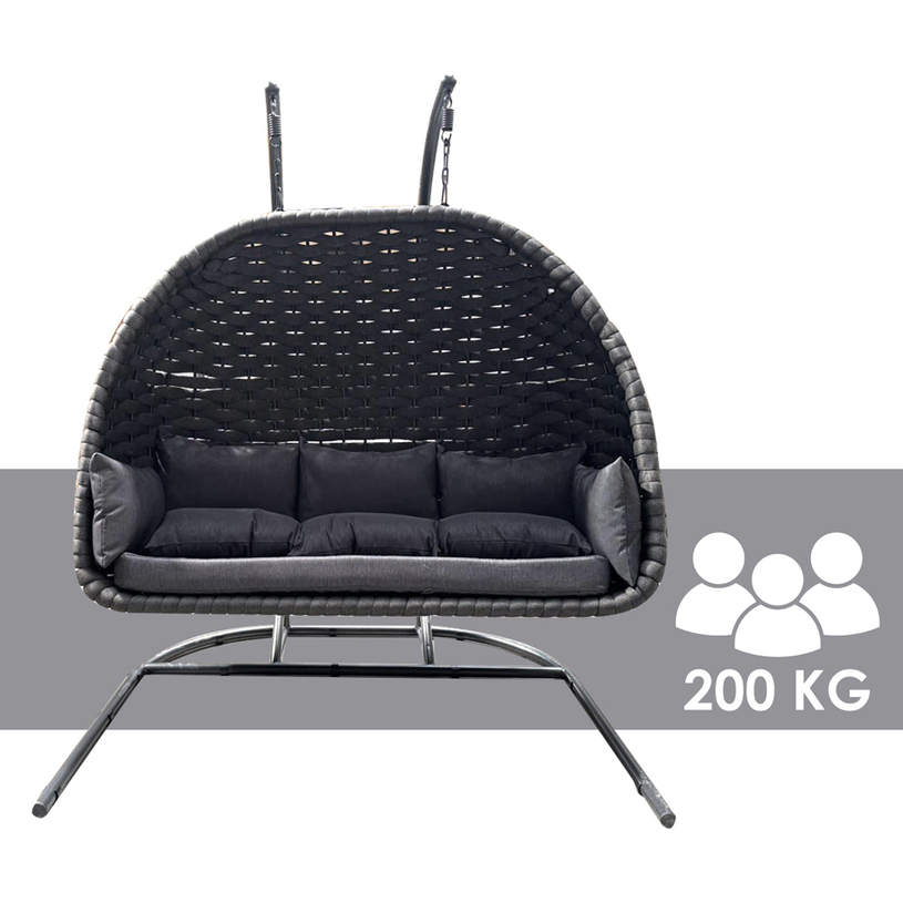 ВИСЯЩА ЛЮЛКА ТРИМЕСТНА 175x127x200cm ВИСЯЩА ЛЮЛКА ТРИМЕСТНА 175x127x200cm