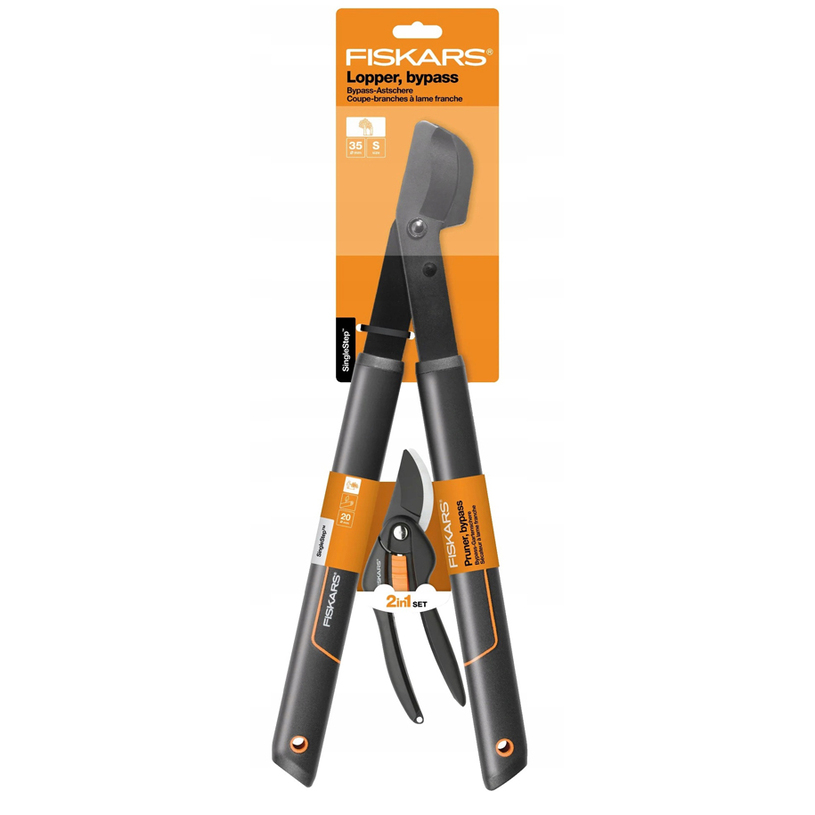 FISKARS КОМПЛЕКТ ГРАДИНСКИ НОЖИЦИ 2 БРОЯ FISKARS КОМПЛЕКТ ГРАДИНСКИ НОЖИЦИ 2 БРОЯ