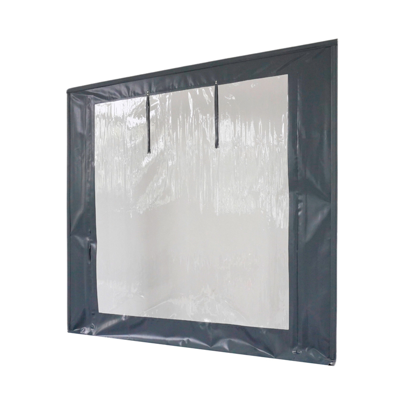 Ветроупорна завеса 400х250cm цип сив Ветроупорна завеса 400х250cm цип сив