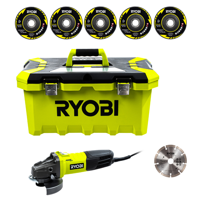 RYOBI ЪГЛОШЛАЙФ RAG800 RYOBI ЪГЛОШЛАЙФ RAG800