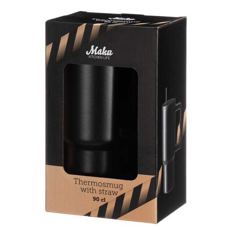 ТЕРМО ЧАША С ДРЪЖКА И СЛАМКА 900ML BLACK ТЕРМО ЧАША С ДРЪЖКА И СЛАМКА 900ML BLACK